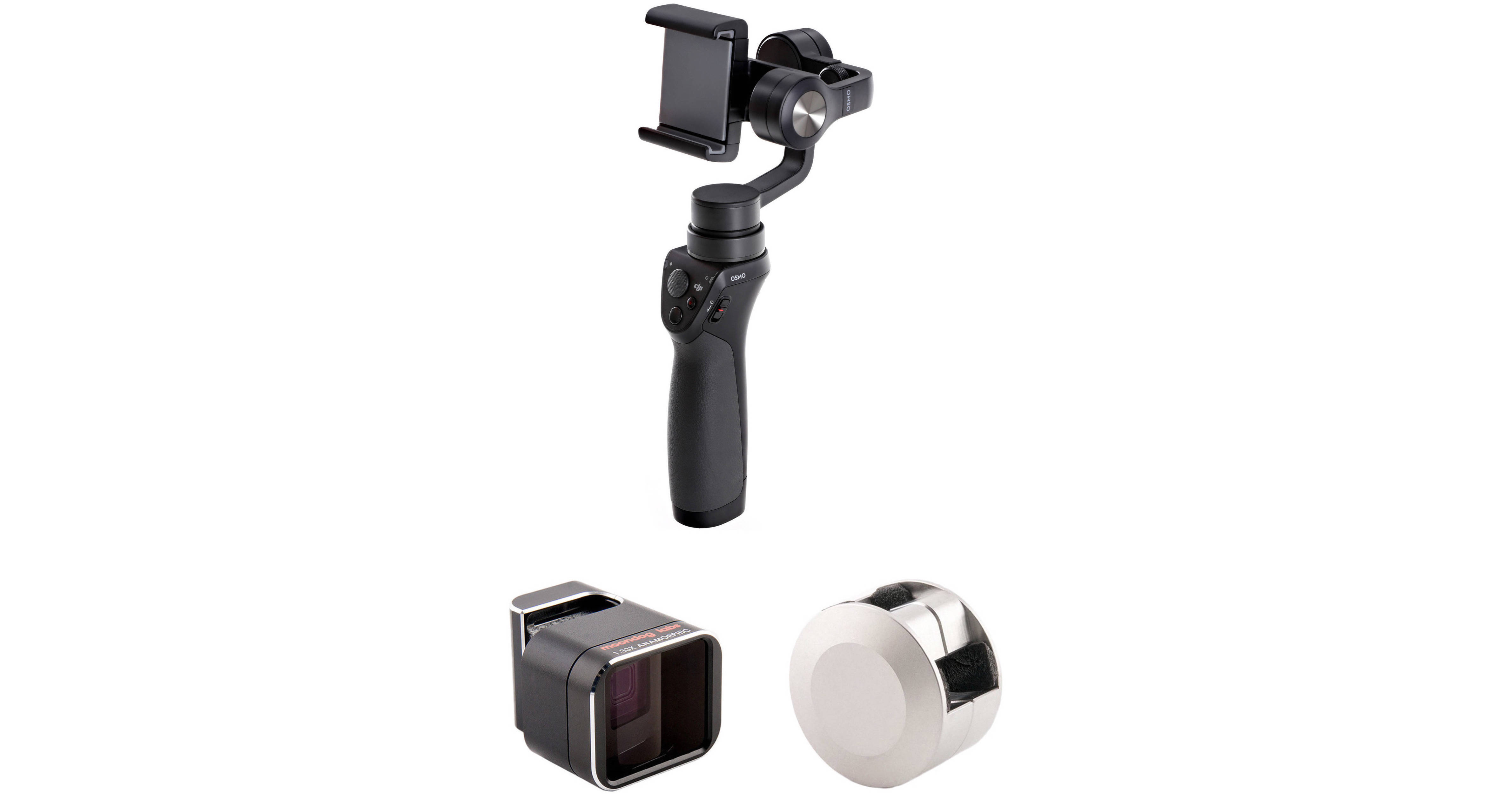 DJI Osmo Mobile with Adapter Lens Kit for iPhone 7 Plus B&H