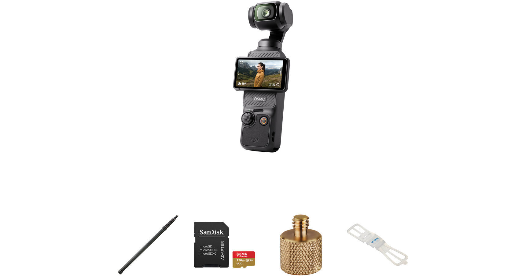 DJI Osmo Pocket 3 Drone-Like Imaging Kit (9') B&H Photo Video
