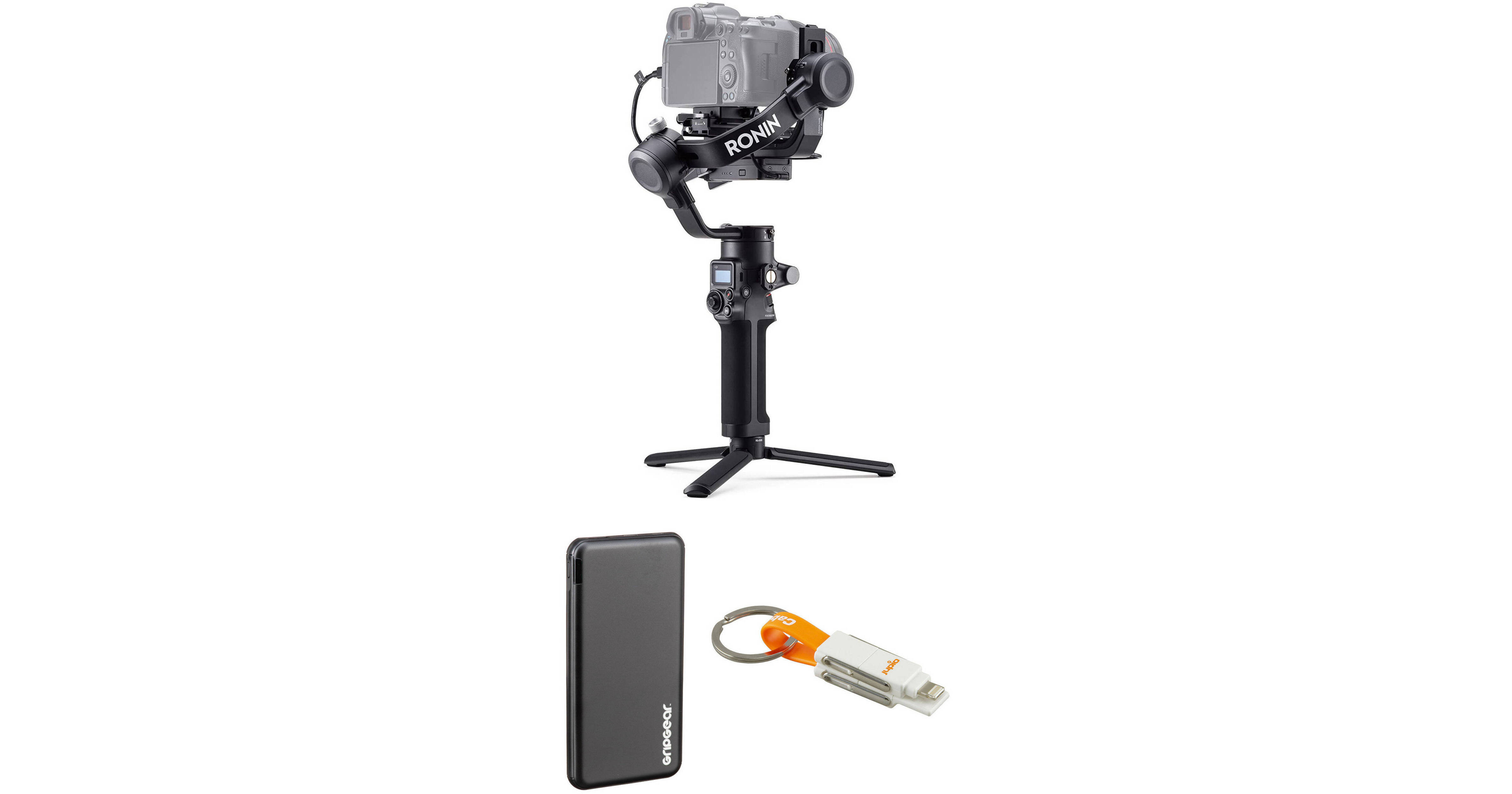 DJI RSC 2 Gimbal Pro Kit with 10,000mAh Powerbank & 6-in-1 Cable