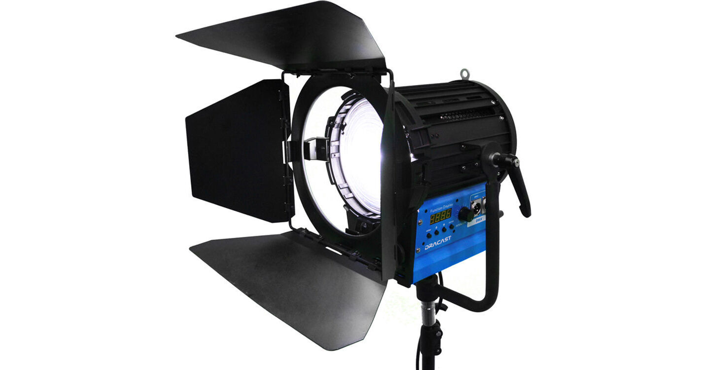 Dracast Fresnel Studio LED1000 Bi-Color LED Light DRPL-FL-1000B