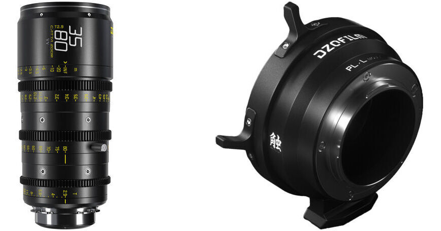 DZOFilm Catta Ace 35-80mmm T2.9 Cine Zoom Lens with Octopus