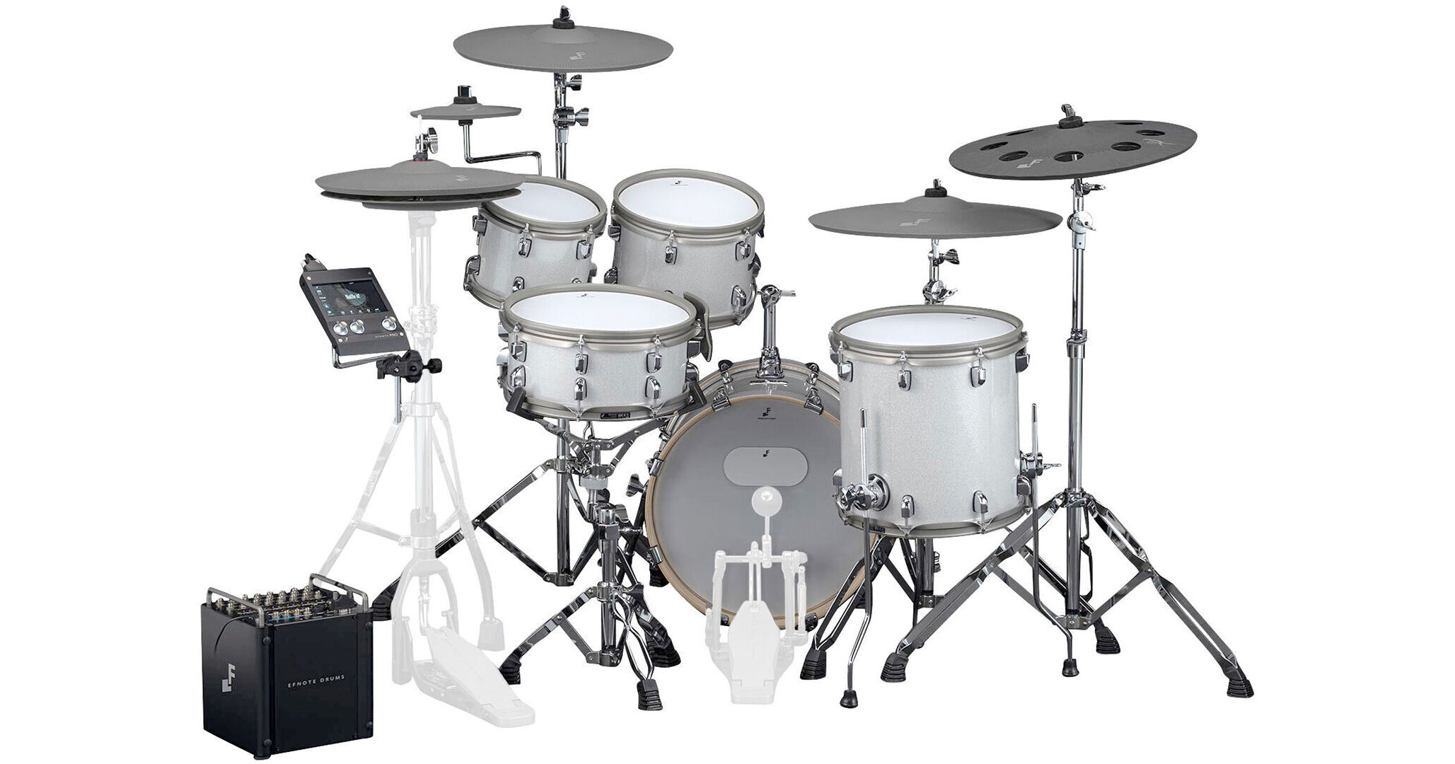 E F NOTE Pro 502 5-Piece Electronic Drum Kit (Modern Set) B&H