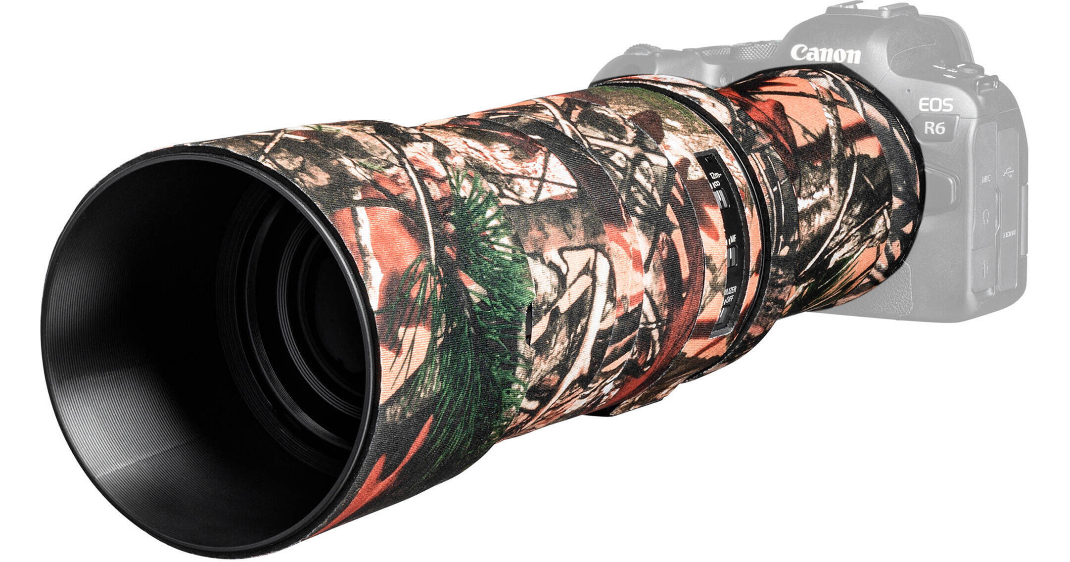 Fodero EasyCover Per Obiettivo Canon RF 600mm F11 IS STM – Mimetica Forrest Camo