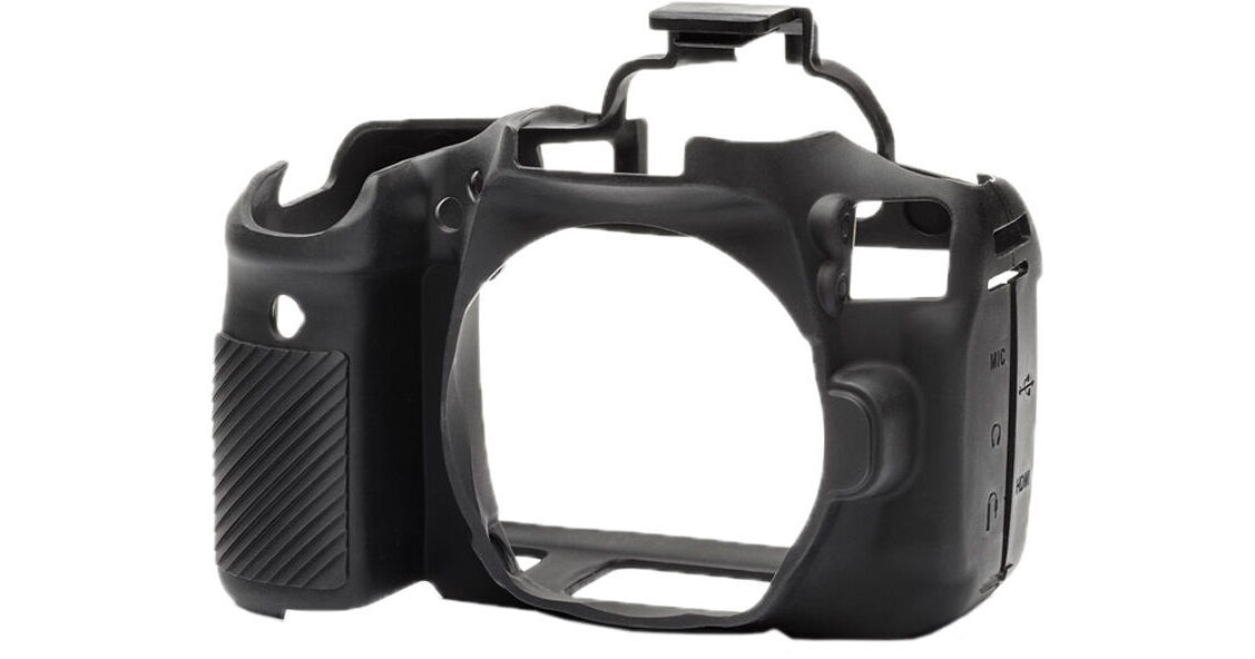 Custodia In Silicone Easy Hood Per Canon EOS 4000D / 3000D / Rebel T100 - Antiurto E Colorata