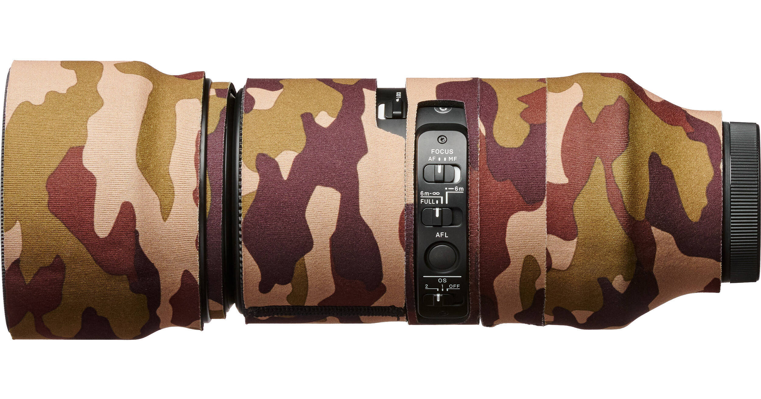 easyCover Lens Protection Camouflage Cover BLACK Neoprene Lens Protector Cover compatible for Canon RF 100-400mm F5.6-8 IS USM
