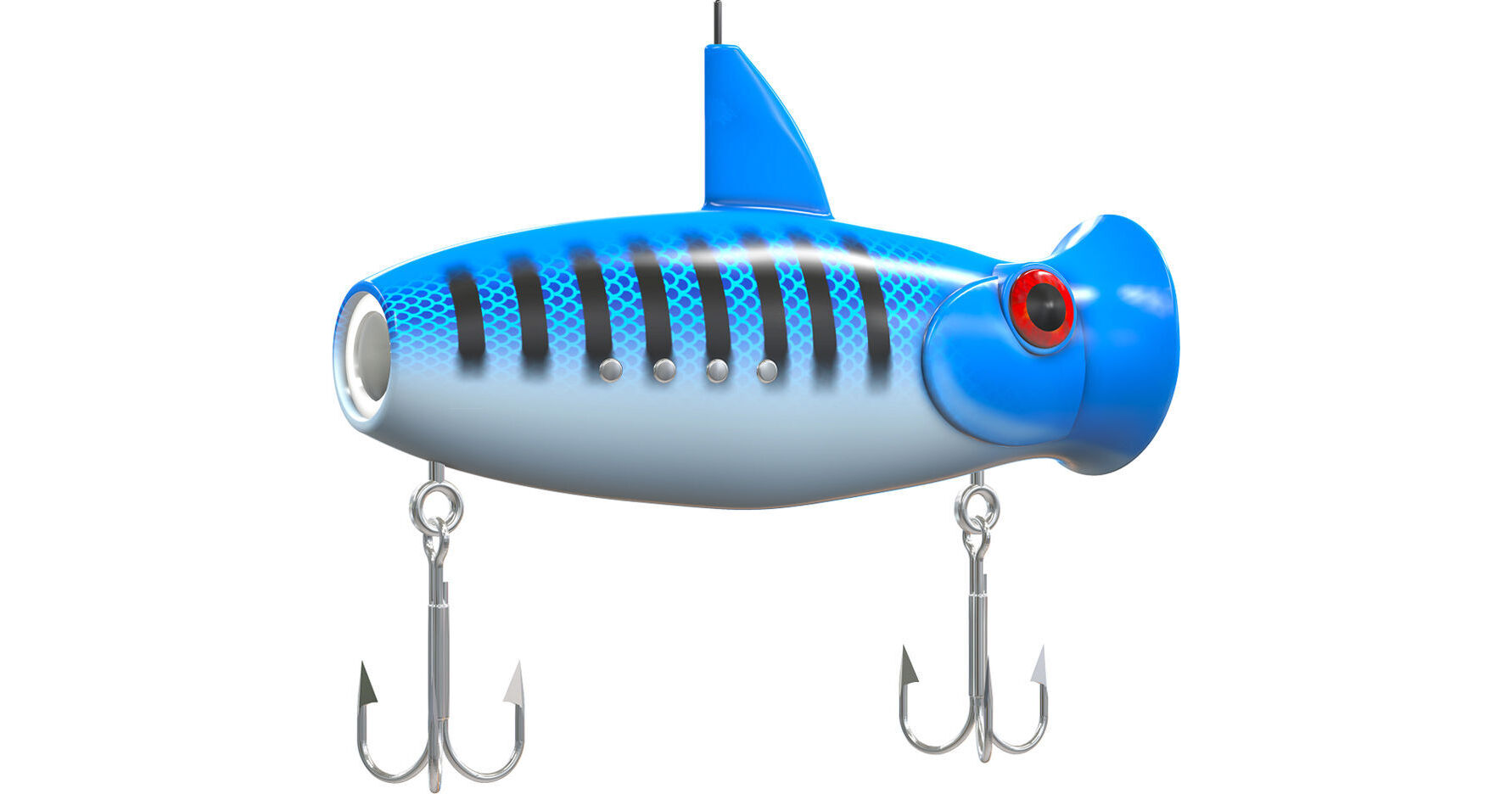 eco popper digital fishing lure Rainy's In-Shore Orange/Yellow The OB Ones Bug is designed by Pro Angler Morizo Shimizu with a special front cup allowing for easy popping and great walk the dog from a popper style bait Eco-Net Eco-Popper Video Fishing Lure