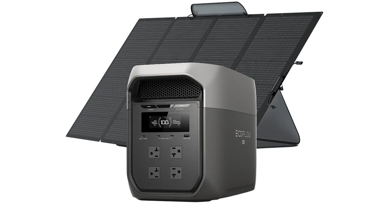 EcoFlow DELTA 3 Max Portable Power Station with 400W D3M-400W-G