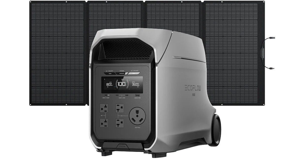 EcoFlow DELTA 3 Ultra Plus Portable Power Stati D3UP-400W B&H