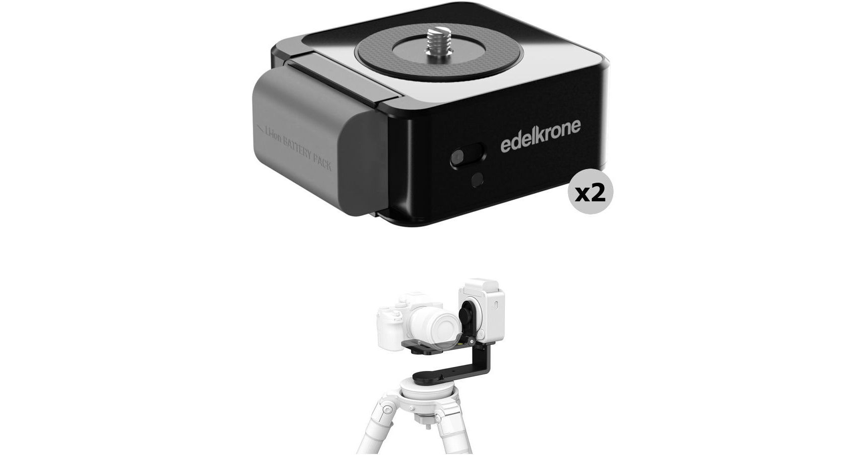 edelkrone Pan & Tilt Kit with 2 x HeadONE Motorized EDLBNDL007 edelkrone Pan & Tilt Kit with 2 x HeadONE Motorized EDLBNDL007