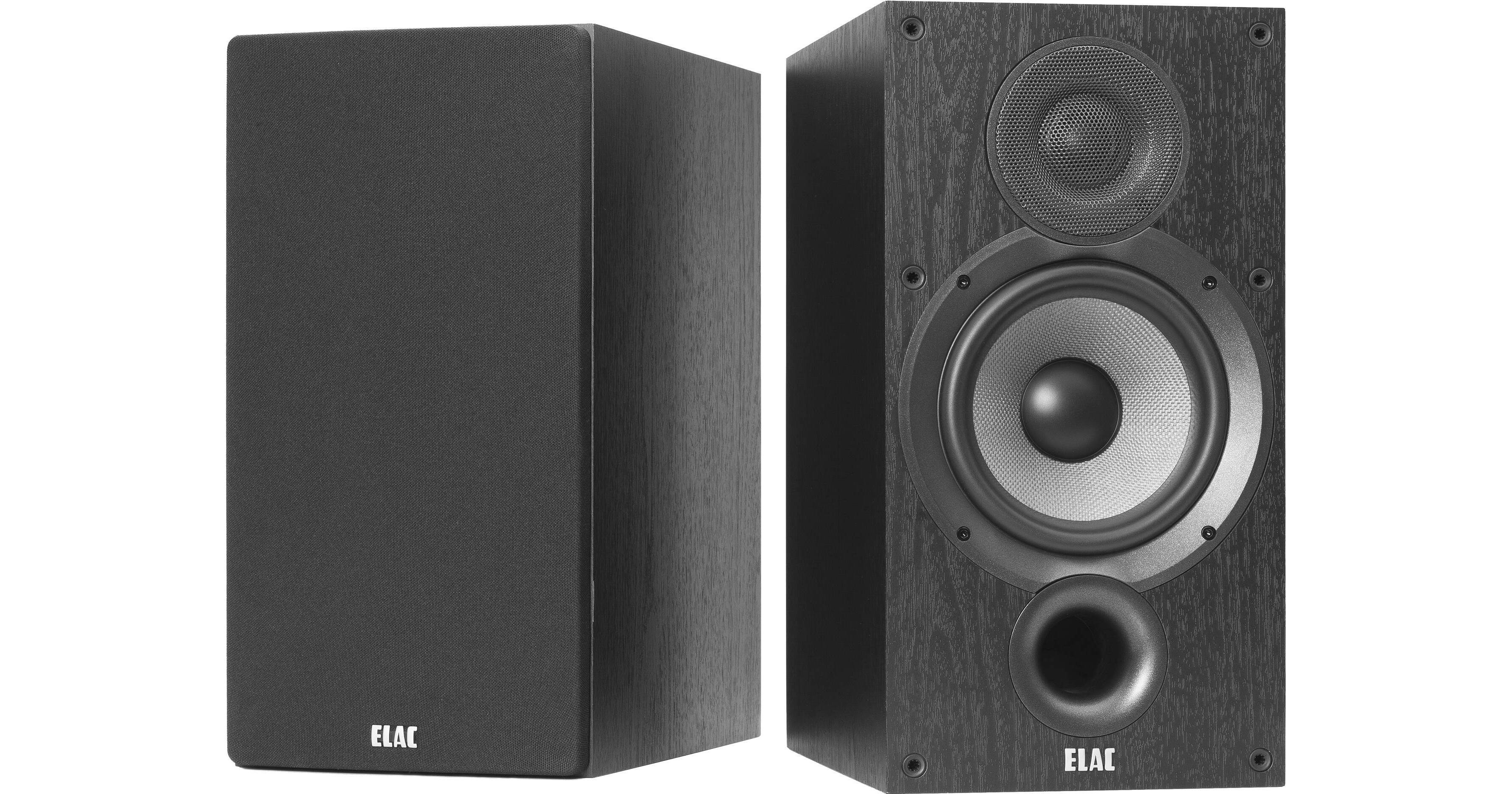 ELAC Debut 2.0 B6.2 2-Way Bookshelf Speakers (Pair) DB62-BK B&H