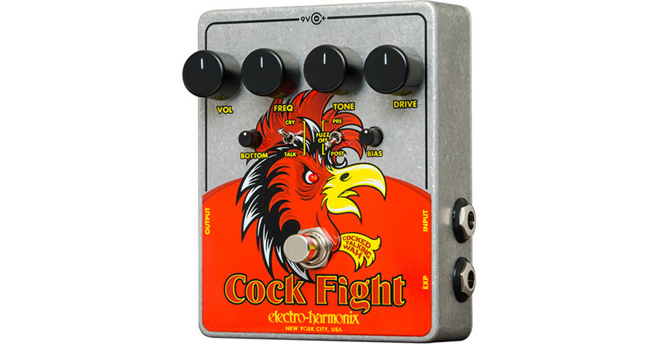 Electro-Harmonix Cock Fight - Cocked Talking Wah Pedal COCKFIGHT