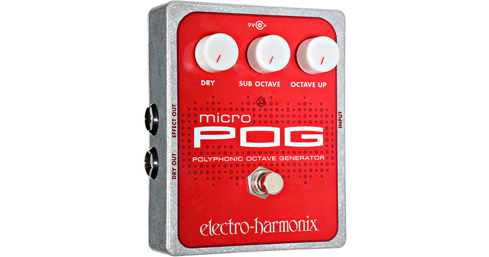 Electro Harmonix Micro POG - Pédale D'effet Générateur D'octaves Pour Guitare (basse également)