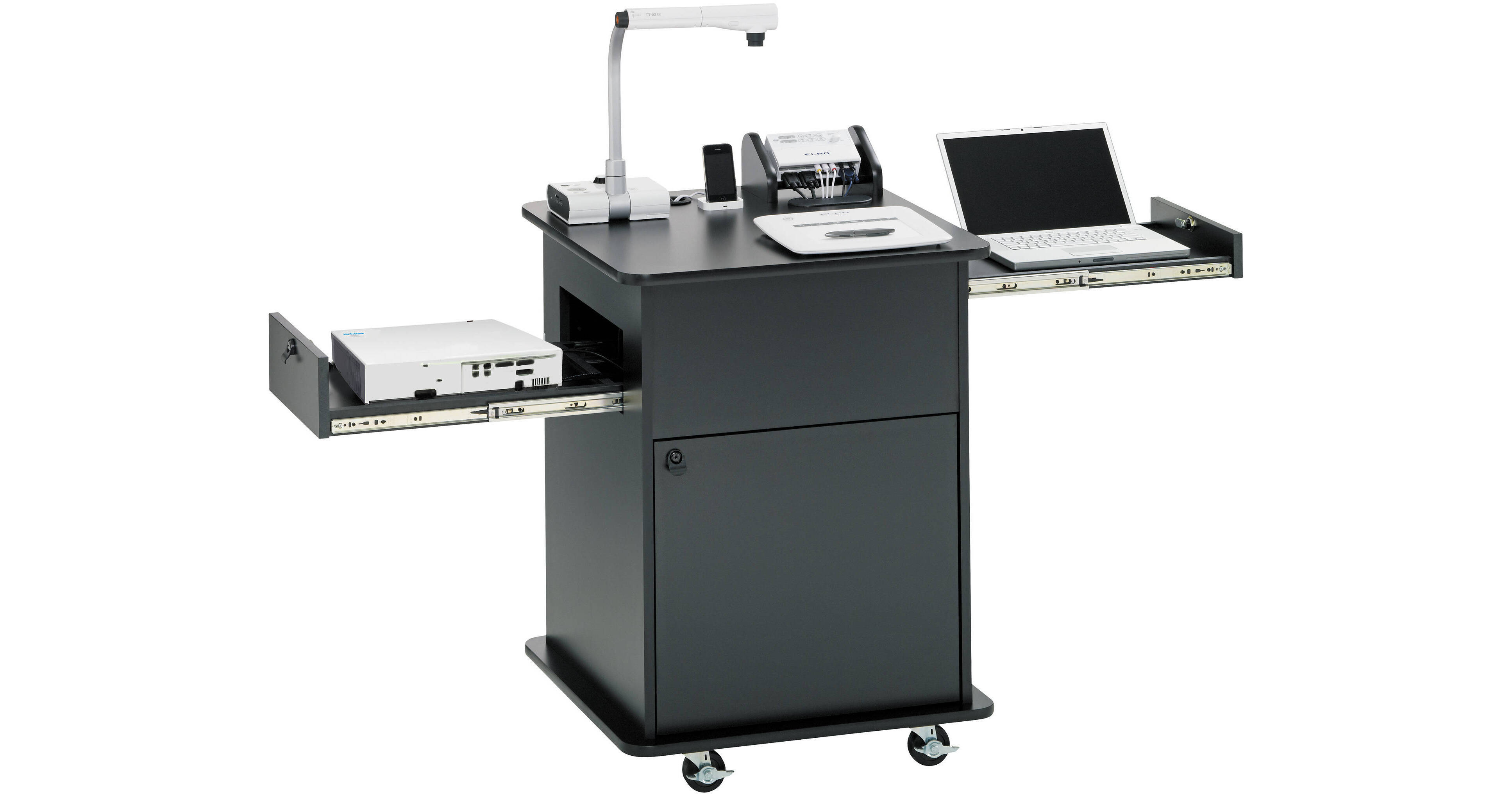 Elmo ECART12I-64 Classroom Cart with Document ECART-12ID-64 B&H