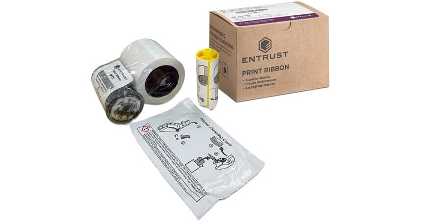 Entrust WTT White Ribbon for Sigma DS4 ID Card Printer 743402