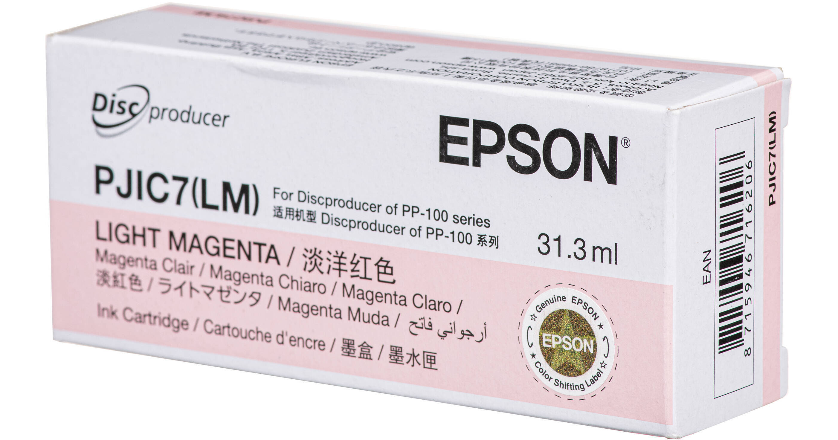 Epson PJIC7-LM Light Magenta Ink Cartridge PJIC7-LM B&H Photo