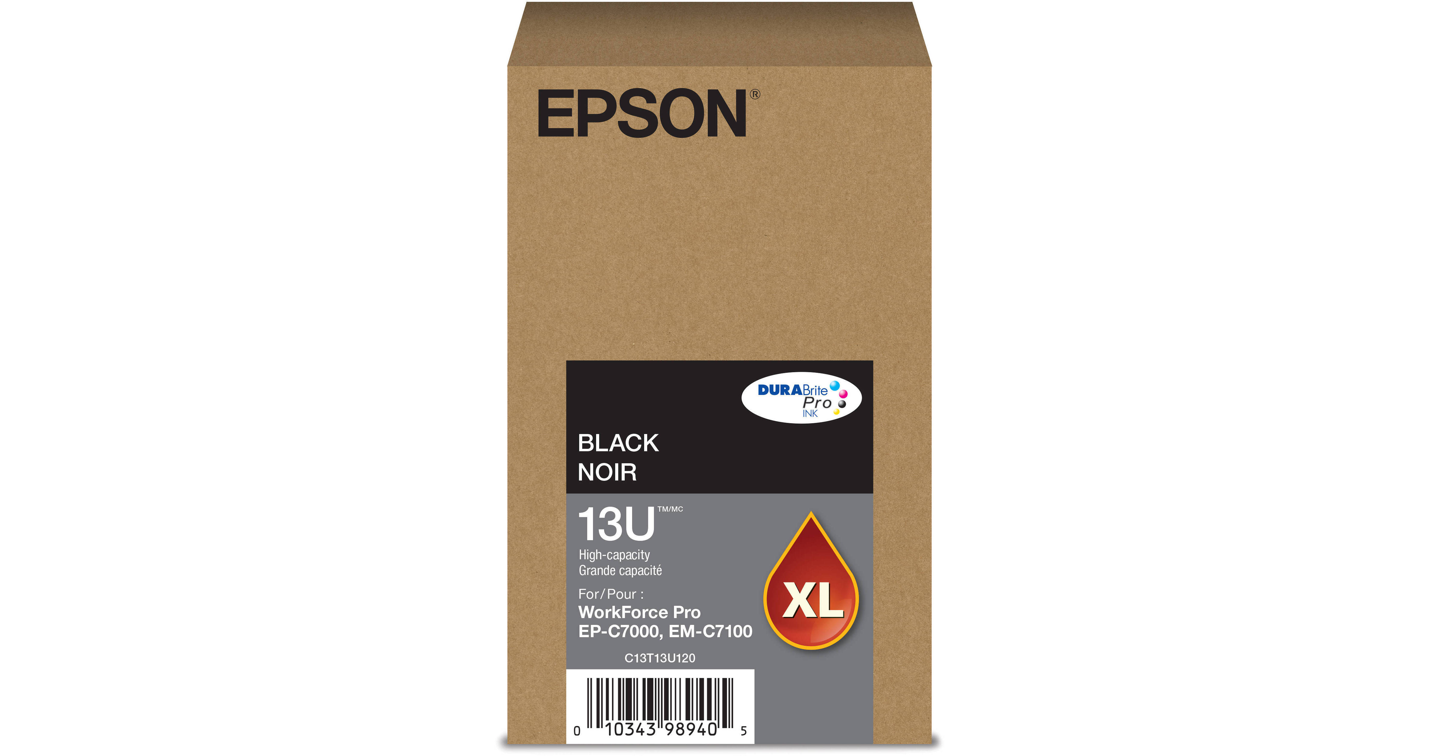 Epson T13U High-Capacity Inkjet Cartridge for WorkForce T13U120
