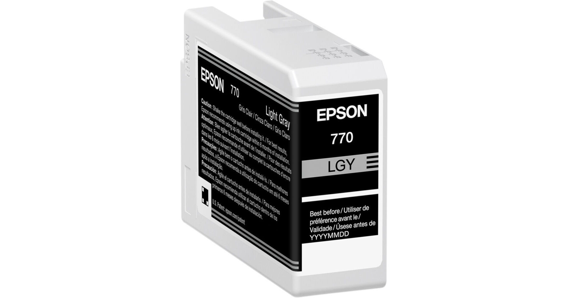 Epson 770 UltraChrome PRO10 Light Gray Ink Cartridge T770920 B&H