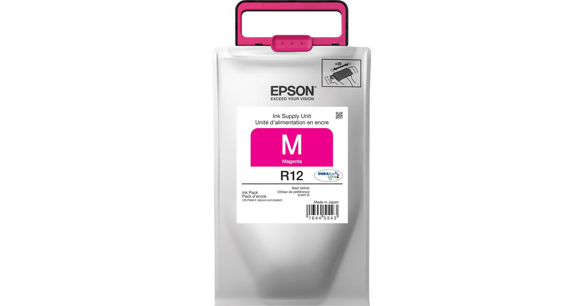 Epson R12 DURABrite Ultra Standard-Capacity Magenta Ink TR12320