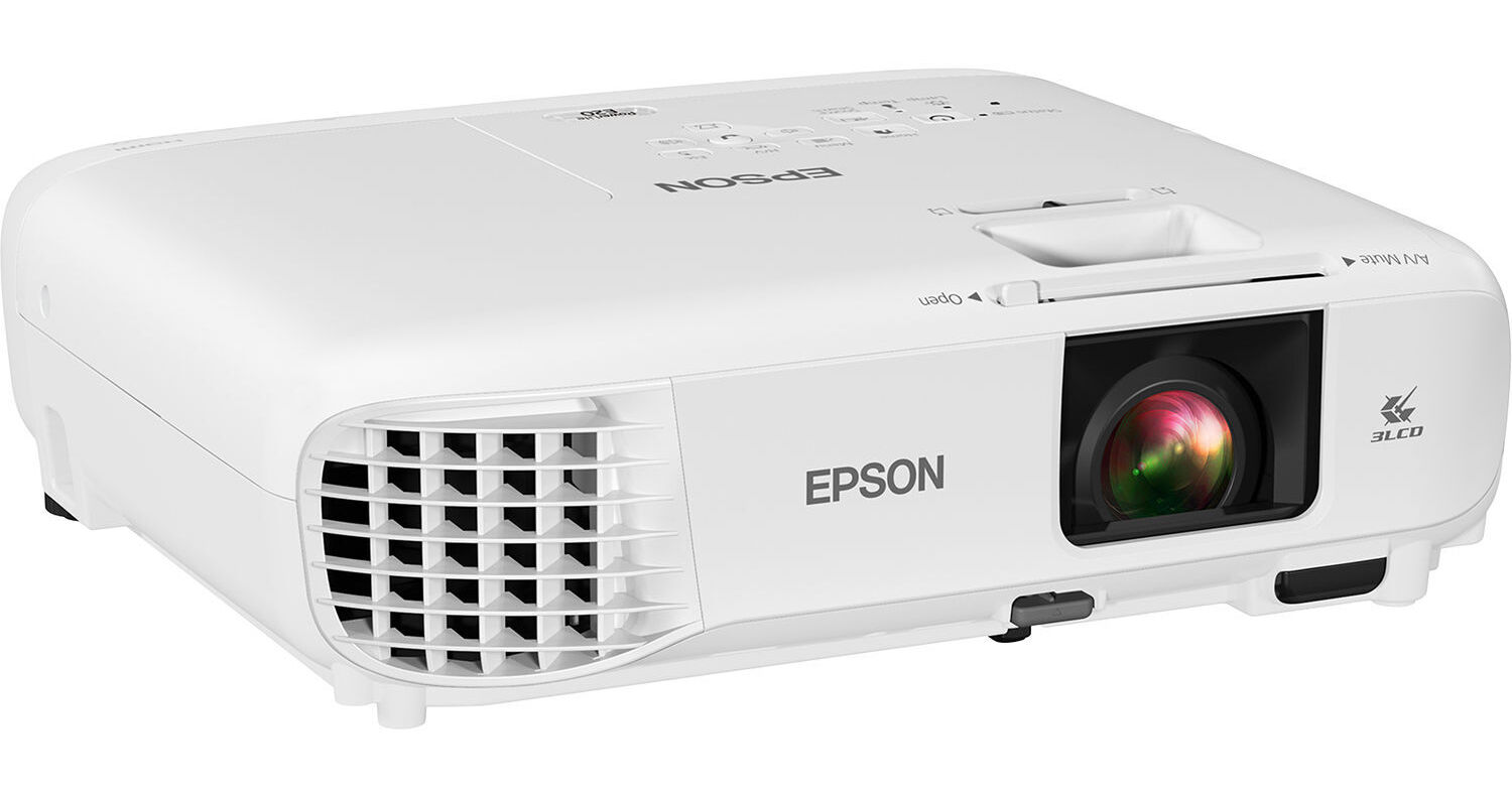 Epson PowerLite E20 3400-Lumen XGA 3LCD Projector V11H981020 B&H