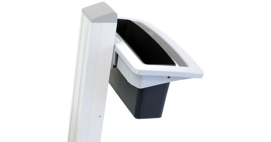Ergotron NFCART Korb-Accessoire, Modell 97-545 – Praktischer Ablagekorb Für Monitorarme