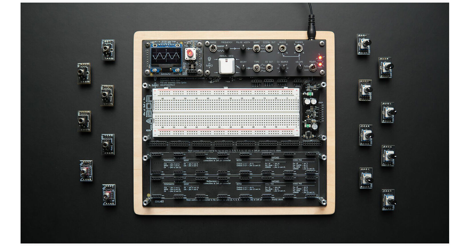 Erica Synths EDU DIY Labor Assembled Electronics 4752275001416