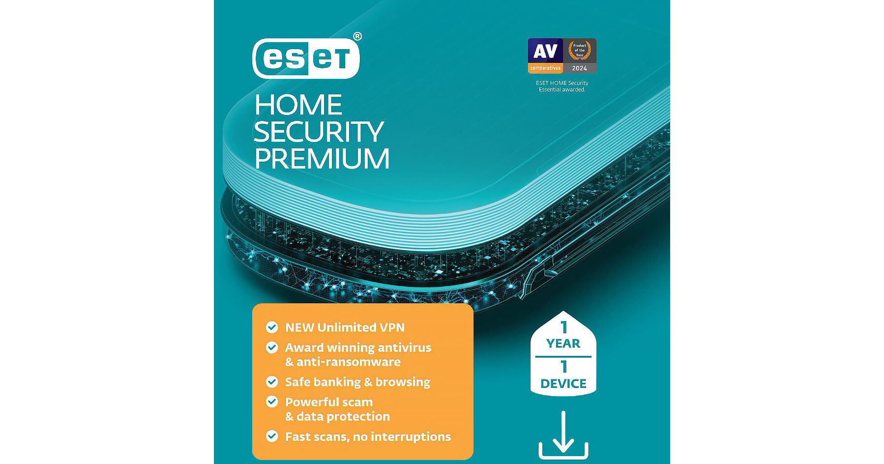 ESET Home Security Premium 1Year RTLEHSPN111XLS B&H Photo