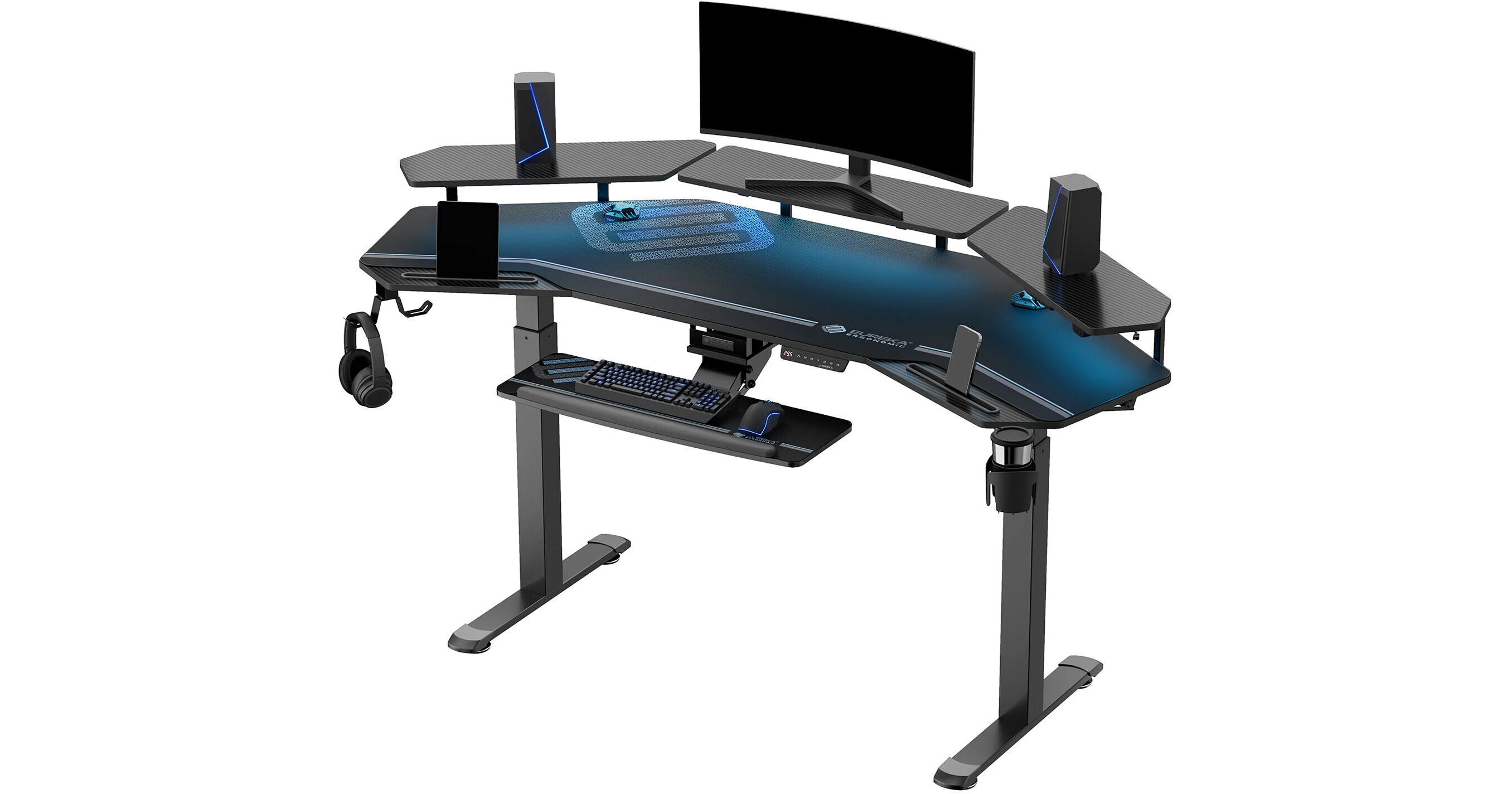 Eureka Aero Pro 72 Standing Desk (Black) BHES71B1US B&H Photo