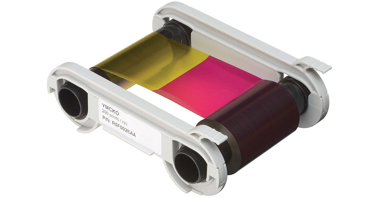 Zenius Ribbon Evolis YMCKO 5-Panel Color Ribbon Cassette for Zenius R5F002AAA