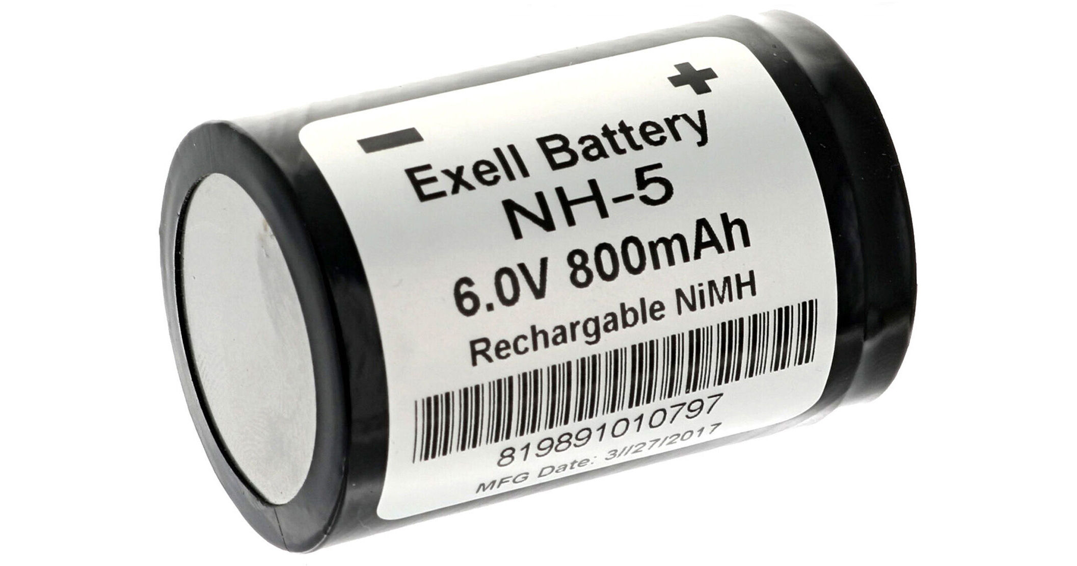 Exell Battery NH5 NiMH Rechargeable Battery for Hasselblad NH5
