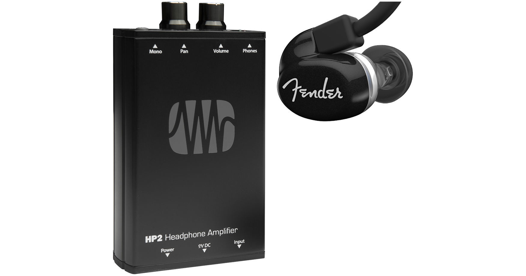 Fender PreSonus MXA1 In-Ear Monitors and HP2 Amplifier Bundle