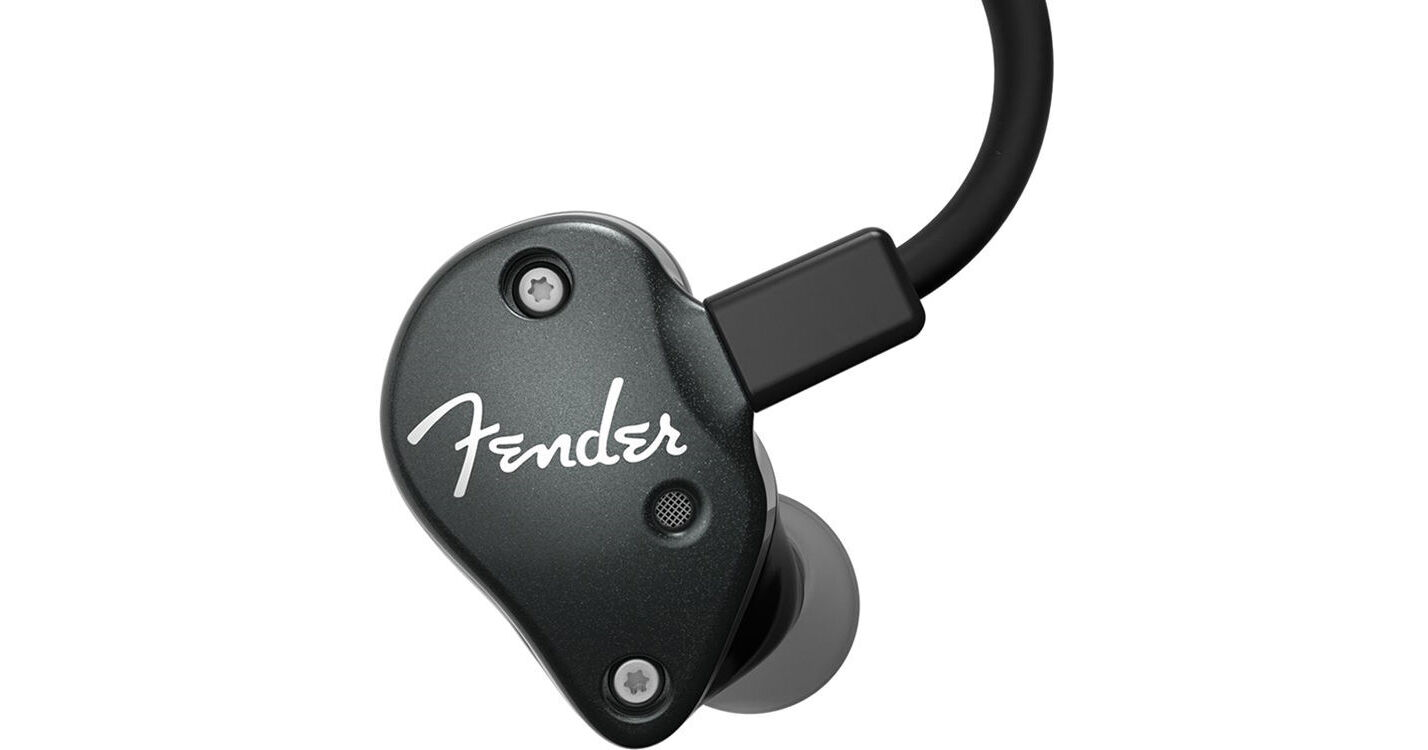 Fender FXA5 Pro In-Ear Monitors FXA5 METALLIC BLACK B&H Photo