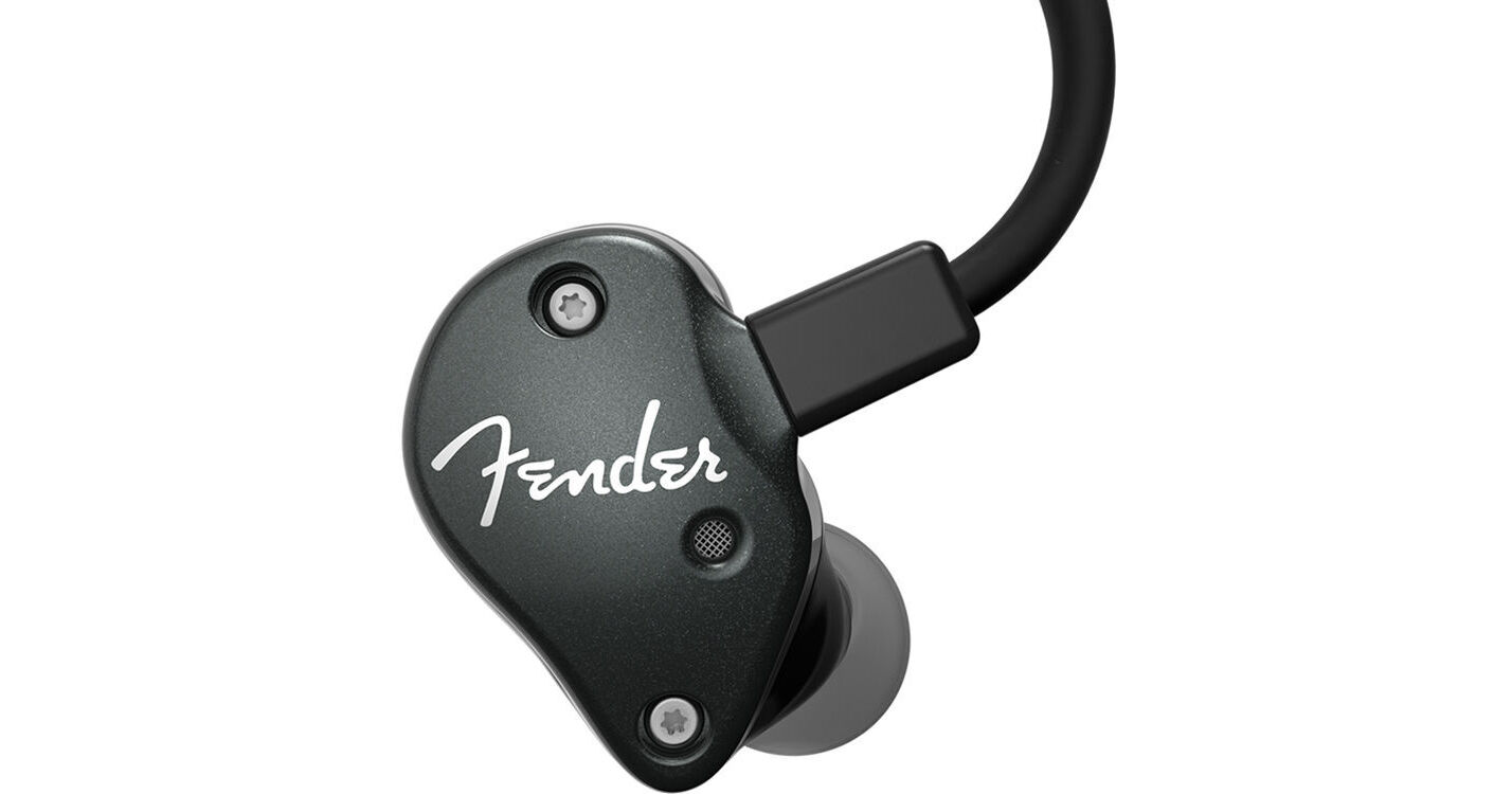 Fender FXA5 シルバー イヤホン Fender FXA6 Pro In-Ear Monitors FXA6 METALLIC BLACK B&H Photo