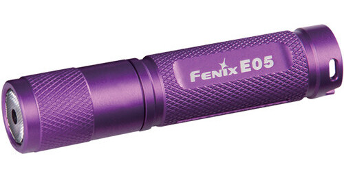 fenix e05 r2 compact flashlight Fenix Flashlight E05 LED Flashlight (Purple) E05-R2-B-PL B&H