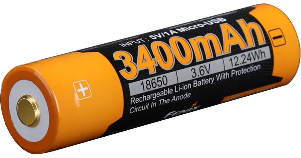 Fenix Flashlight 18650 Li-Ion Battery with USB-C Fenix Flashlight 18650 Li-Ion Battery with USB-C