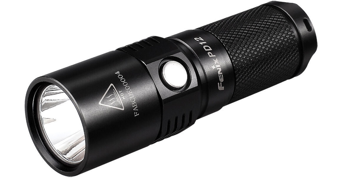 Fenix Flashlight PD12 LED Flashlight PD12-L2T6-BK B&H Photo Video