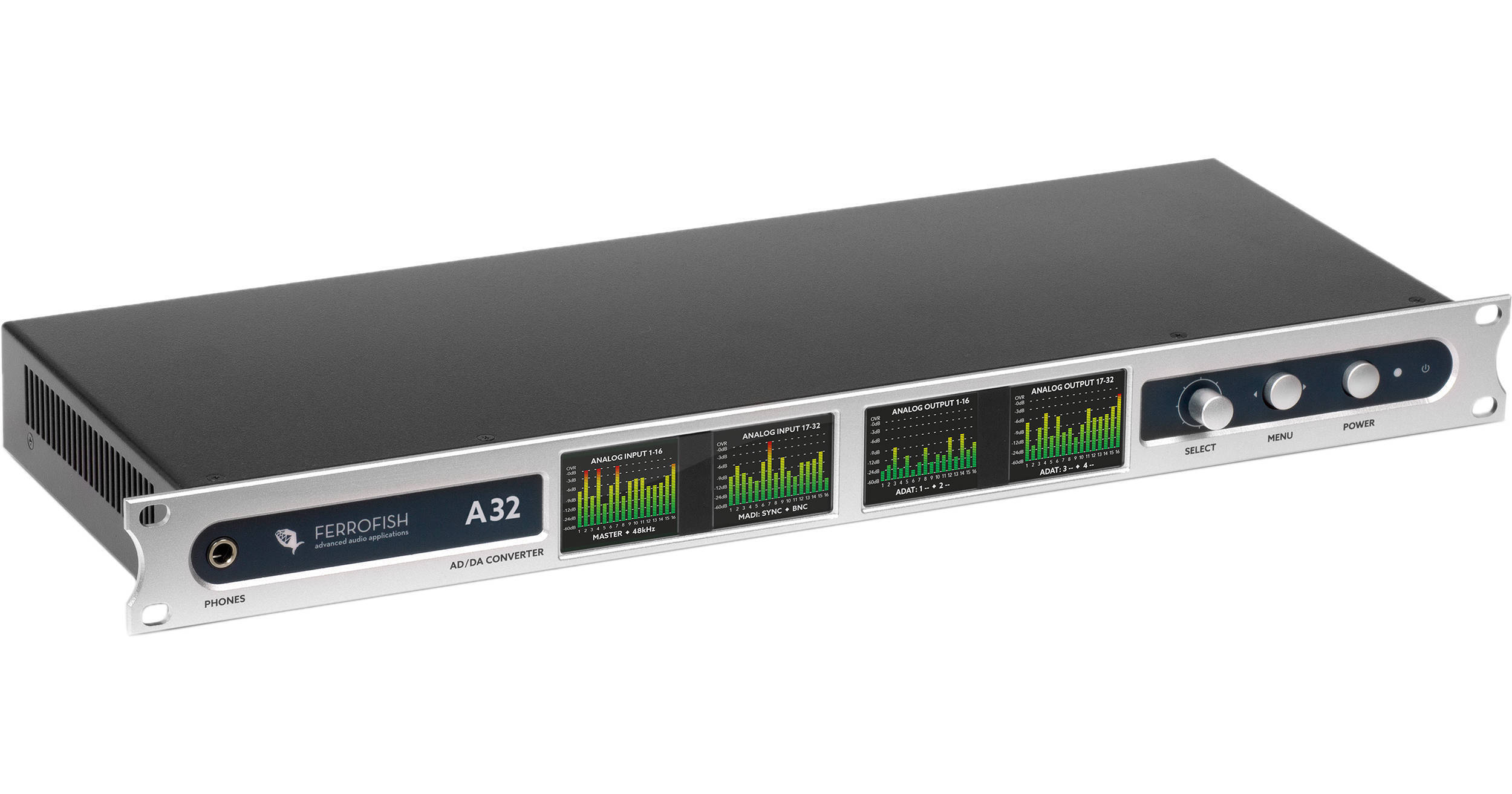 Ferrofish A32 - AD/DA Converter with ADAT and MADI Interfaces