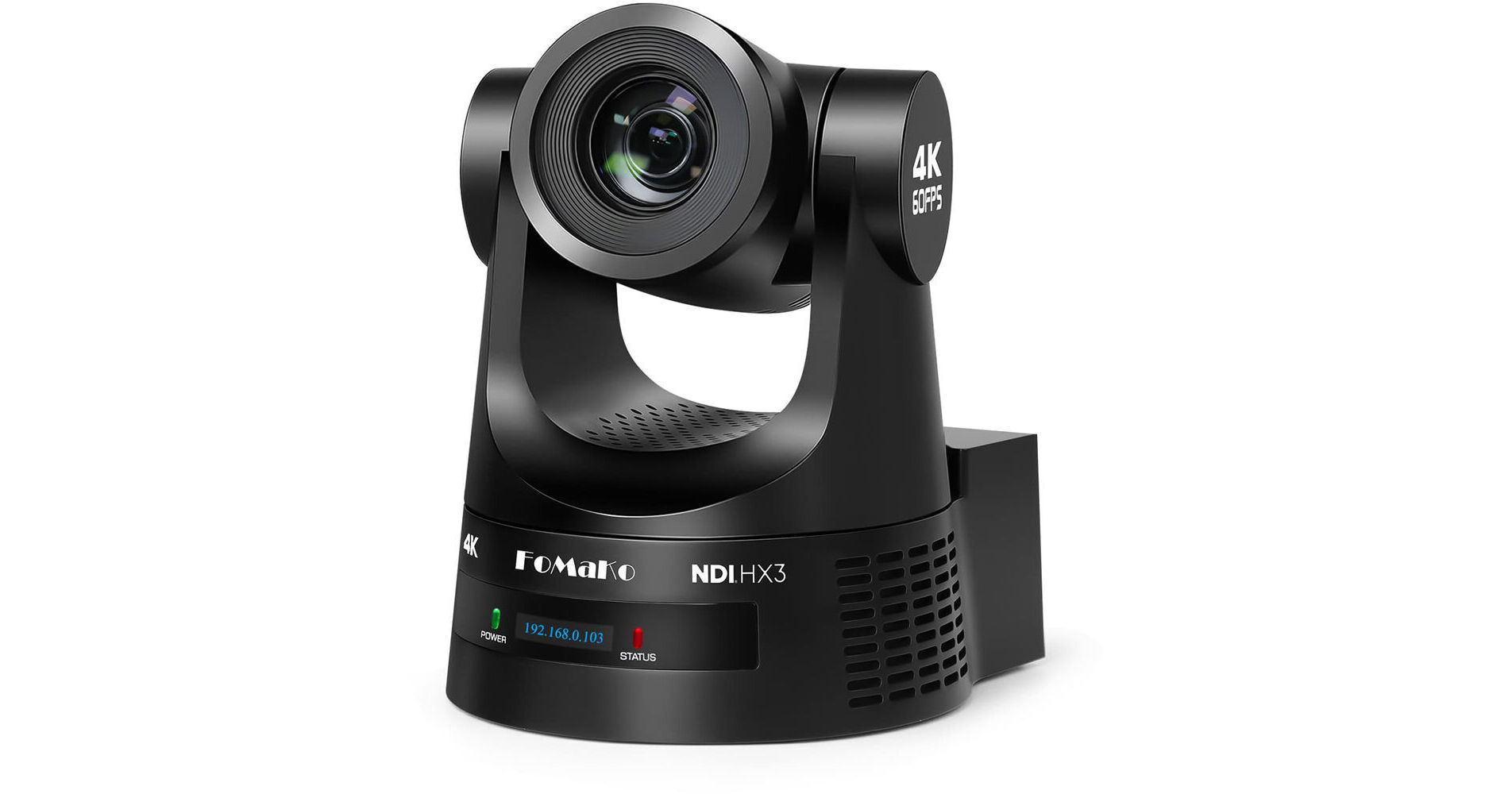 FoMaKo K600N NDI PTZ AI Auto-Tracking Camera with 20x K600N B&H