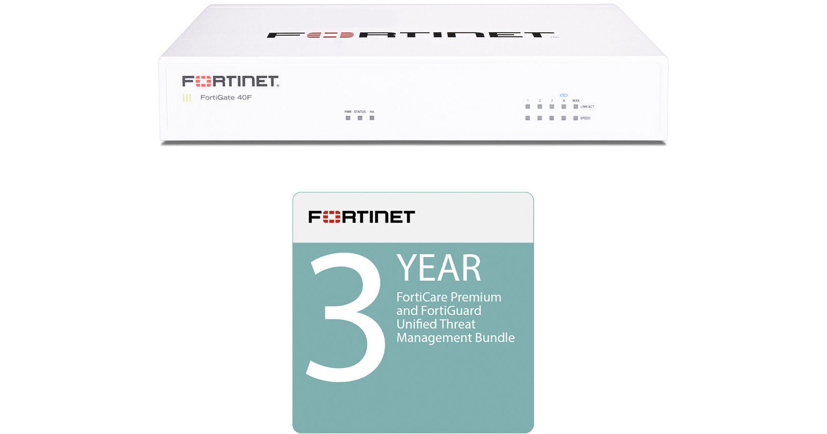 Fortinet FortiGate 40F with 3-Year FortiCare FG-40F-BDL-950-36