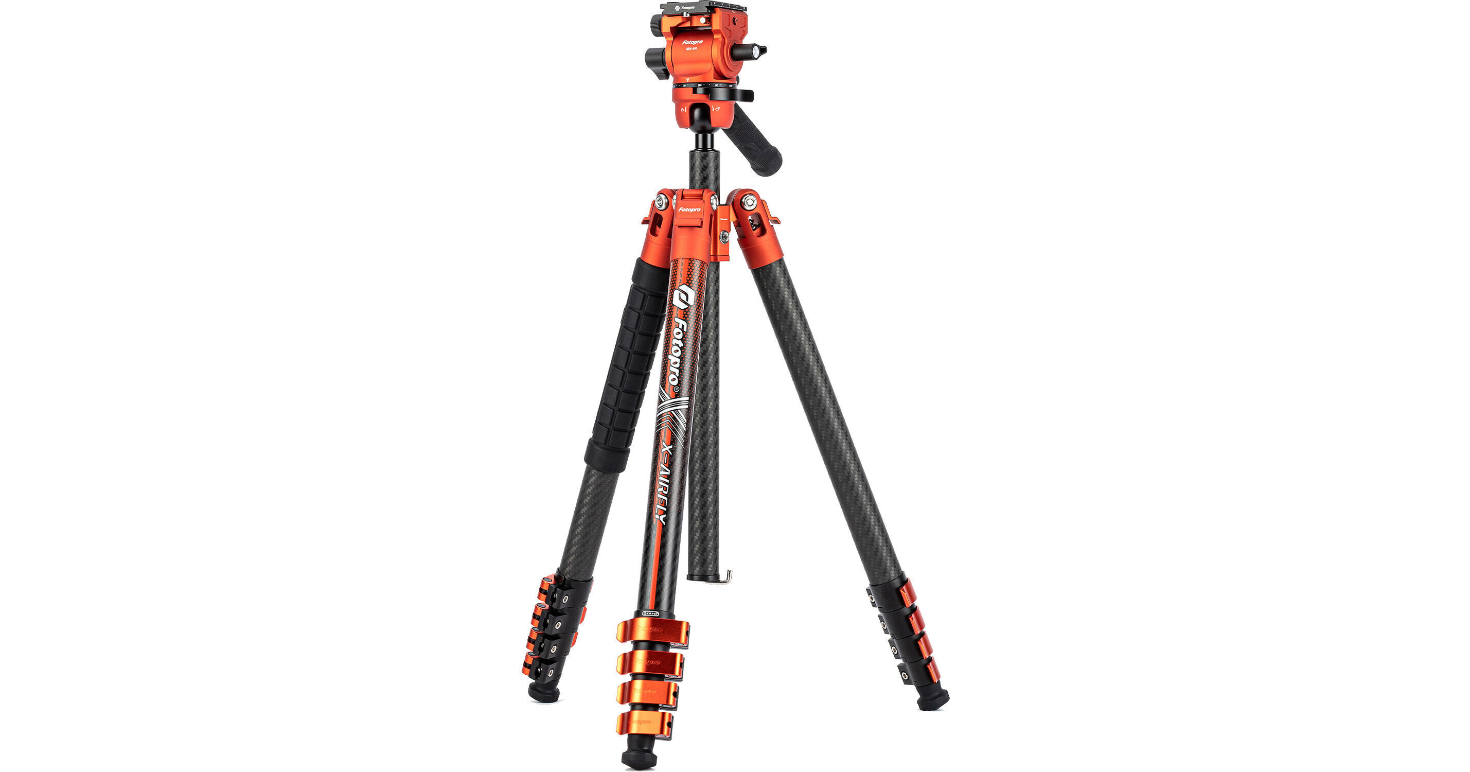 Fotopro X-AIRFLY Video Tripod (Orange) X-AIRFLY VIDEO (ORANGE)