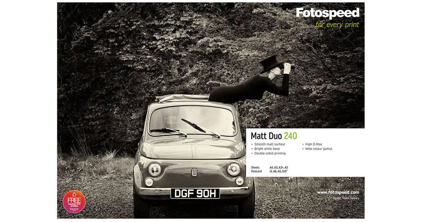 Fotospeed Matt Duo 240 Double Sided Paper Sheets - 240gsm - A3 X 50 Sheets 7d142
