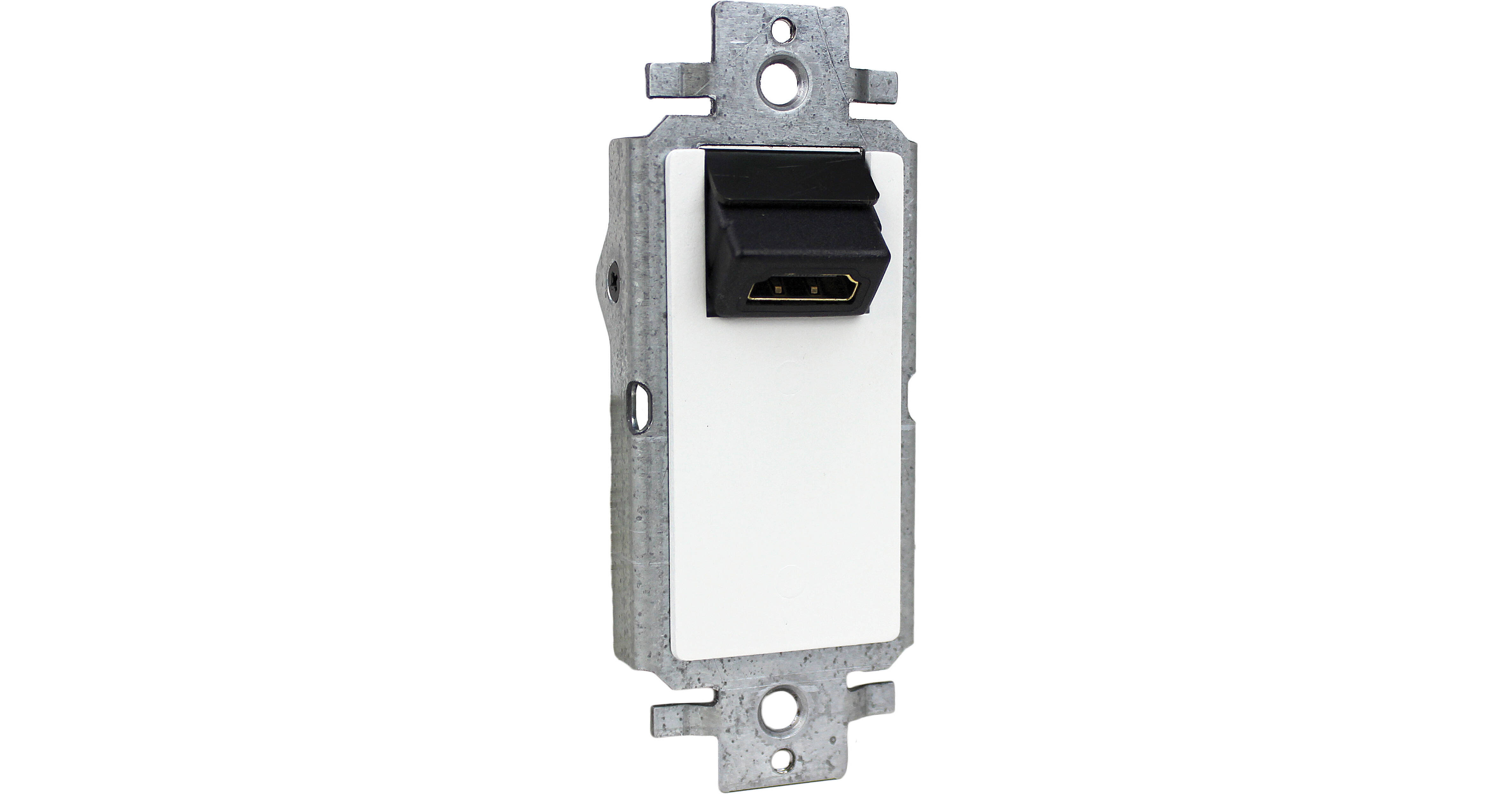 Riteav Piastra A Muro Cat5e Con Connessione Senza Utensili – RJ45, Colore Grigio, Viti Incluse – Ra-wp-uni-ks-D1G-5E-GYGY-1P - 5