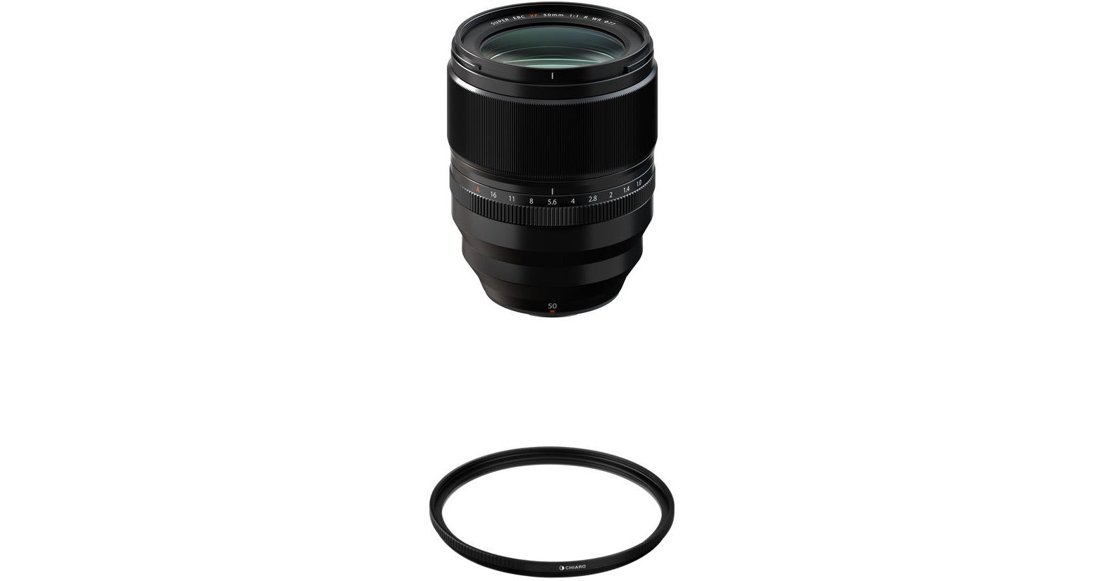 FUJIFILM FUJIFILM XF 50mm f/1.0 R WR Lens with UV Filter Kit