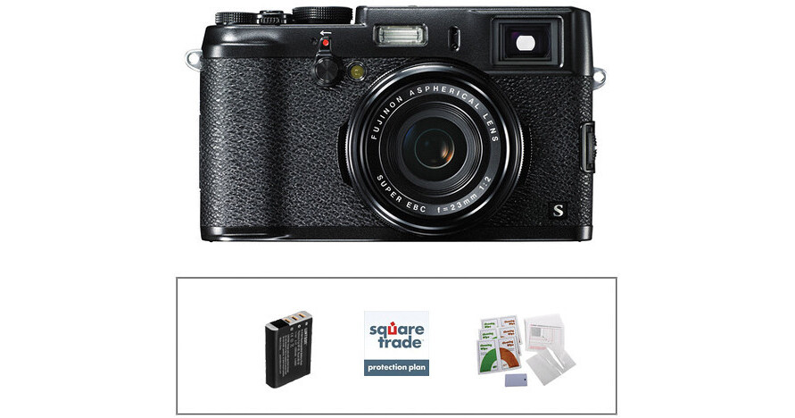 FUJIFILM X100S Digital Camera Deluxe Kit (Black) B&H Photo Video