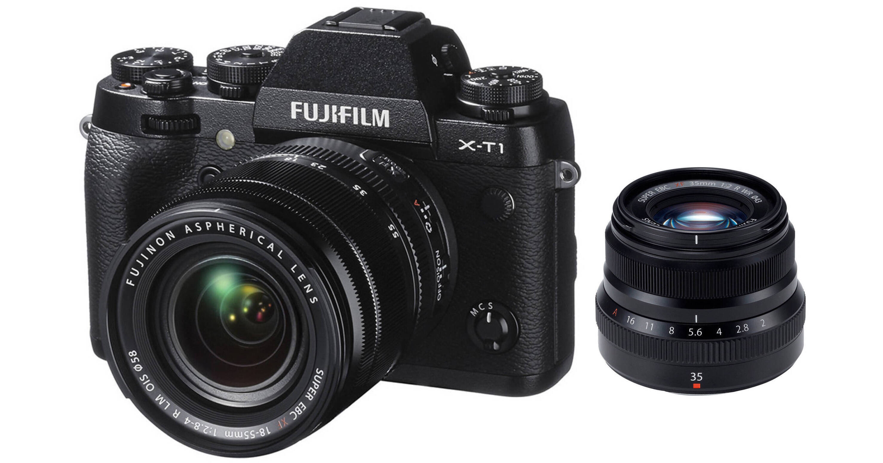 FUJIFILM X-T1 Mirrorless Digital Camera with 18-55mm 16421452-Q2