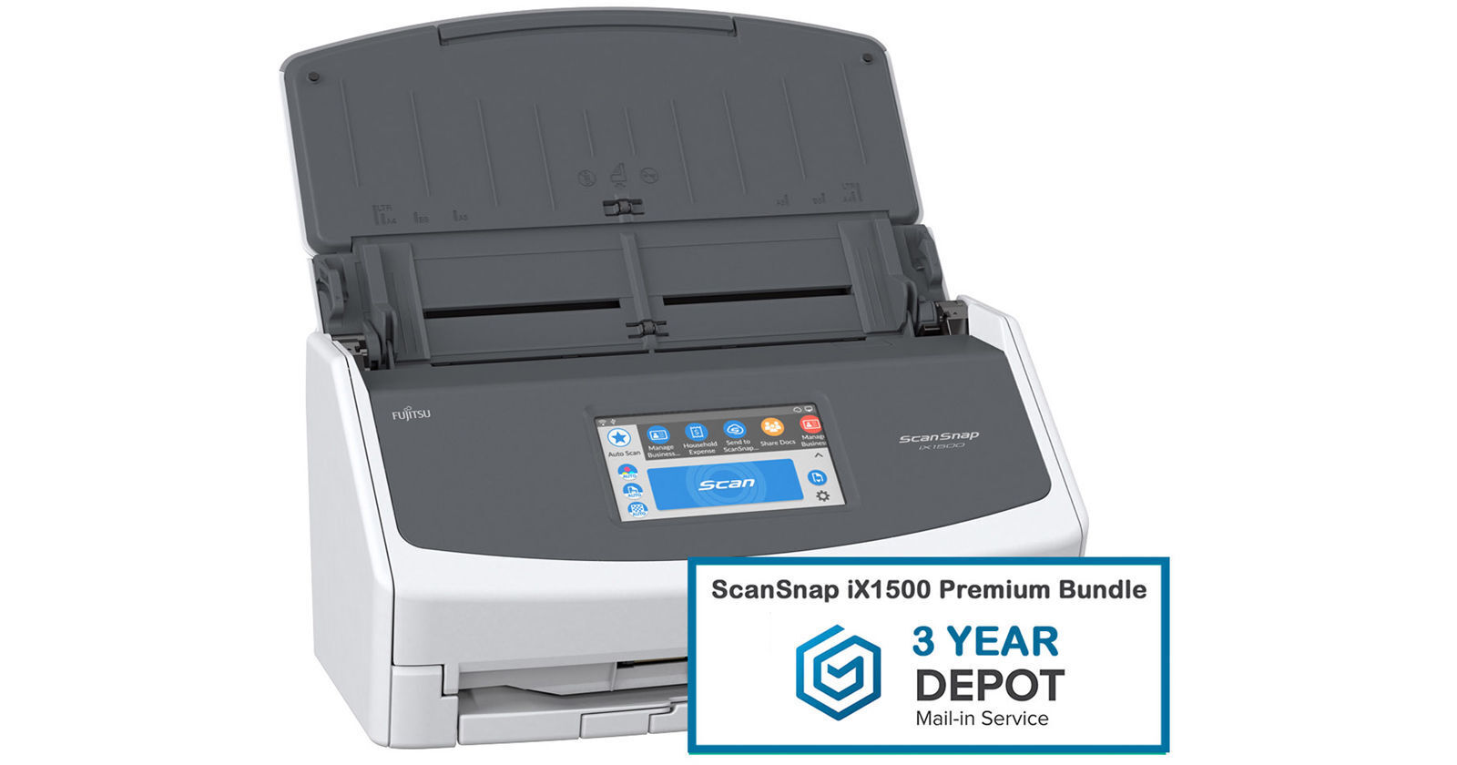 Fujitsu Ricoh ScanSnap iX1500 Document Scanner CG01000-294601