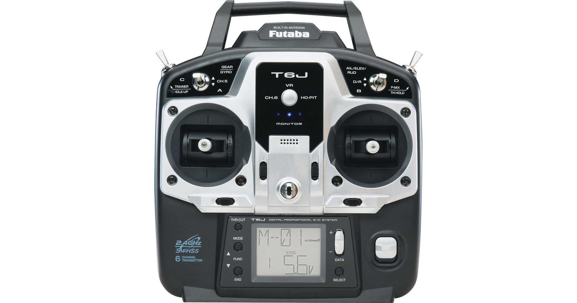 Futaba 6J 6-Channel, 2.4 GHz Computer Radio with R2006GS