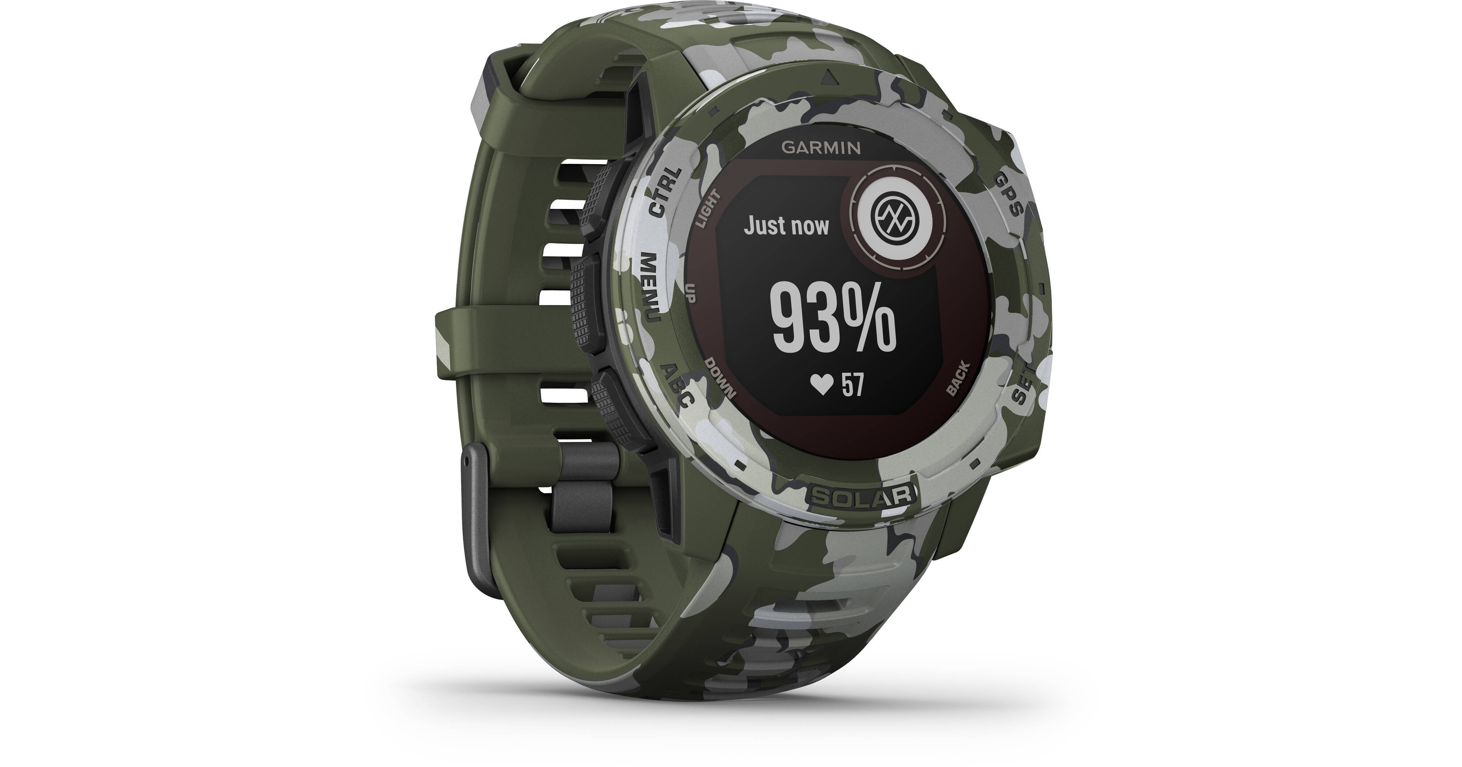 Garmin Instinct Solar Camo Edition GPS Smartwatch 010-02293-16
