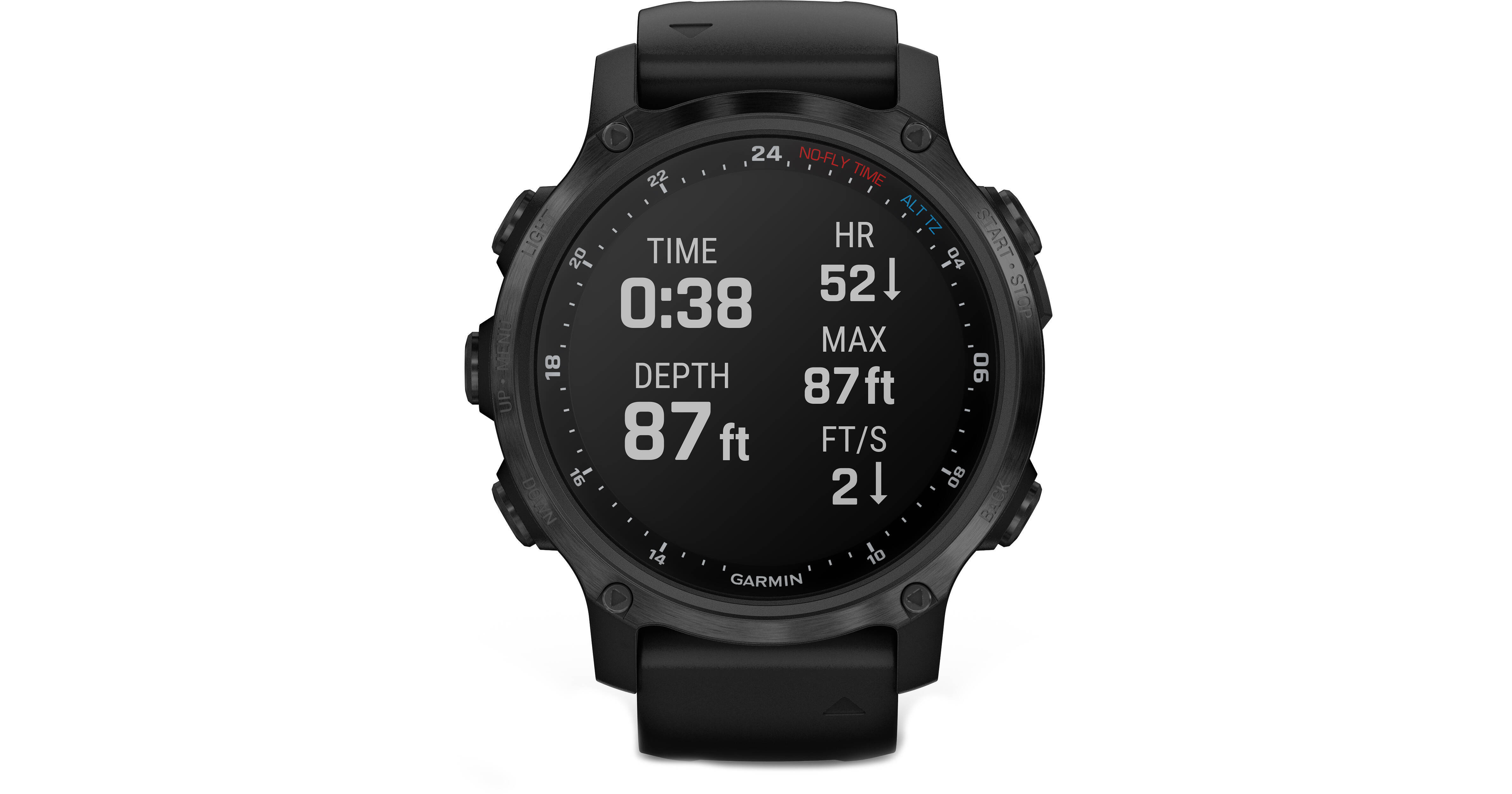 マリン/スイミング GARMIN - DESCENT MK2S Black Garmin Descent Mk2S GPS Sports Diving Smartwatch 010-02403-03