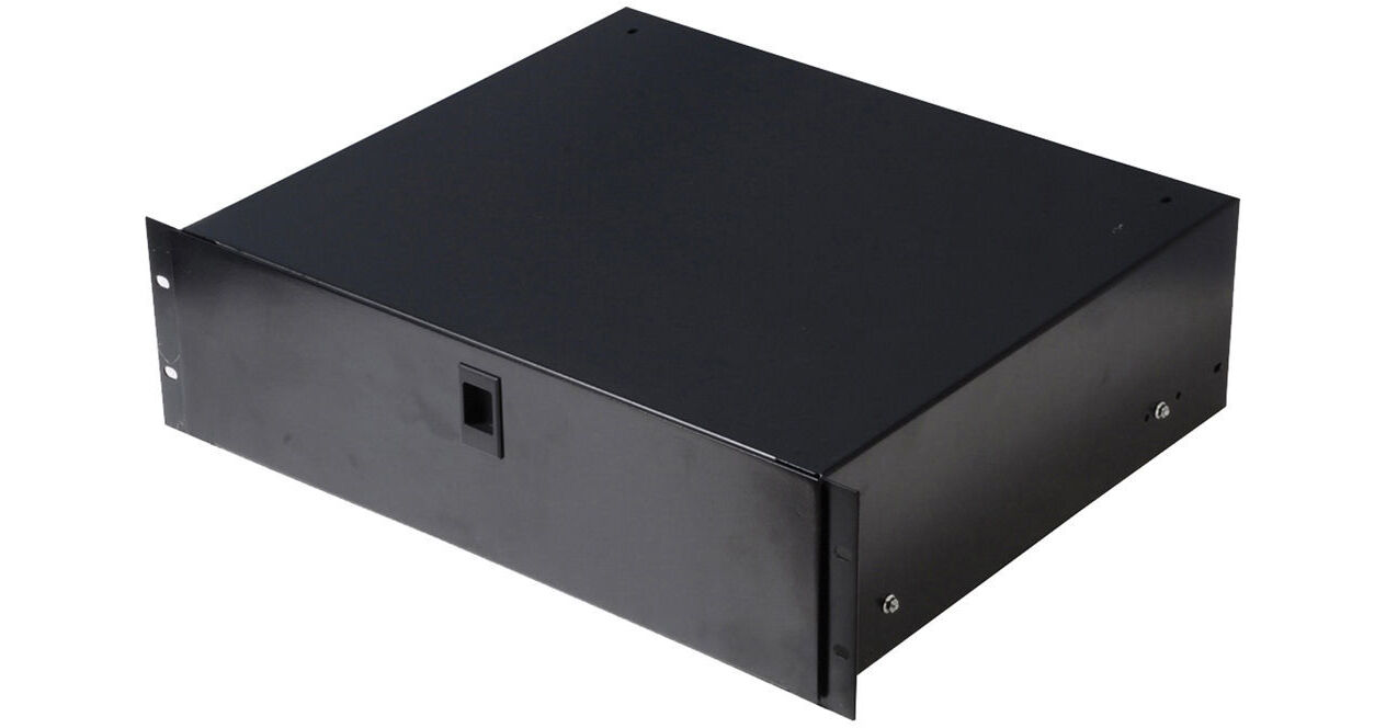 Waterproof Ru Racks Gator Rackworks 2 RU Lockable Rack Drawer (with Foam) GRW-DRWDF2