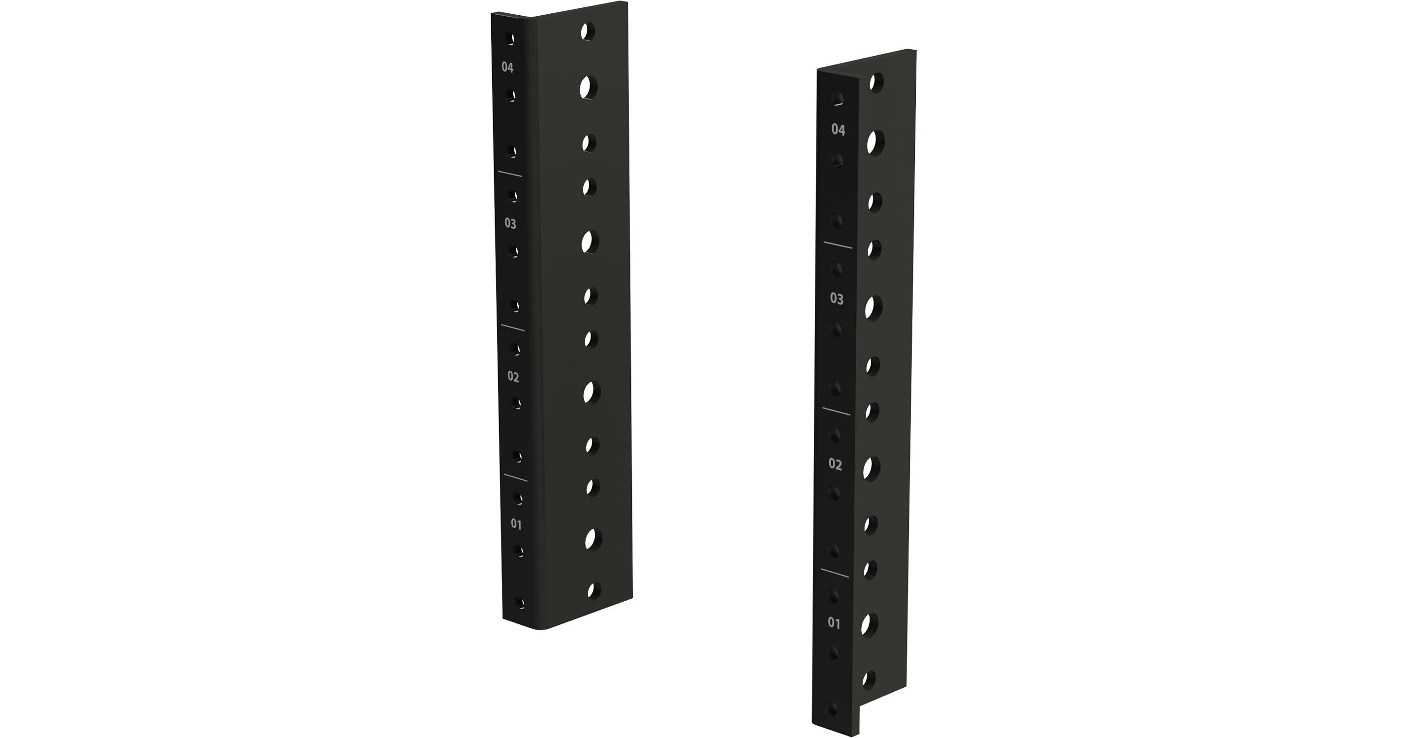 Gator Rack Rail for 8 RU Rackmount Cases (Pair) GRW-RACKRAIL-08U